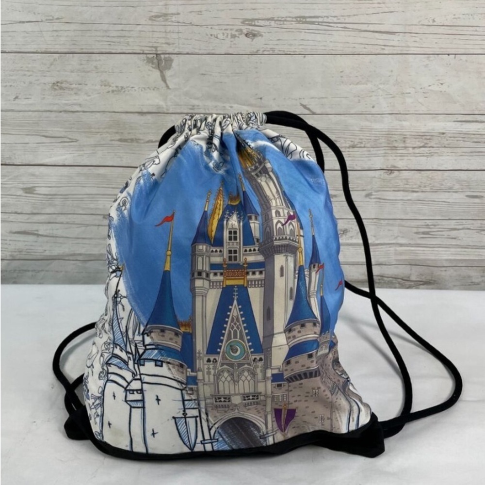 COPY - Disney Castle Drawstring Backpack - Picture 2 of 7